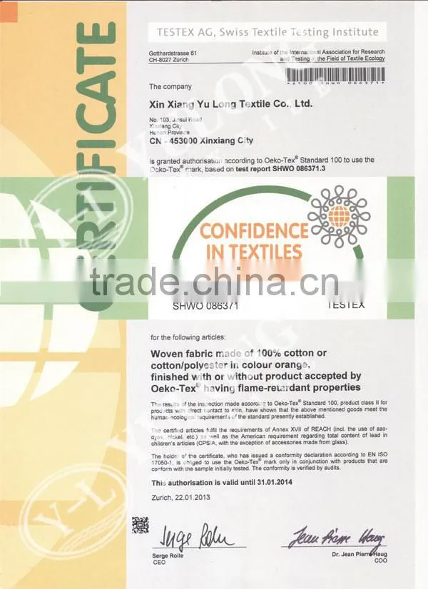 manufacturer wholesalepara aramid woven fabric for safety clothing