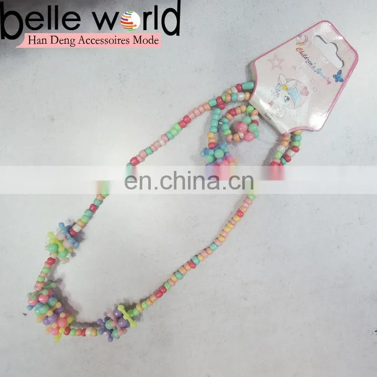 DIY cheap chunky acrylic bubblegum beads necklace