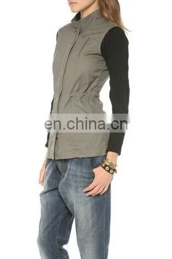 Fancy sleeveless autumn jacket for women 2013 ( M014 )