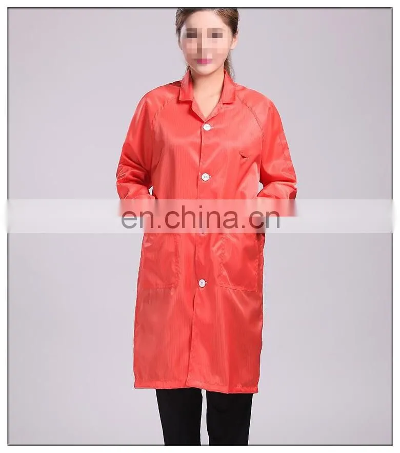 2016 high quality Antistatic cleanroom coverall for workwear