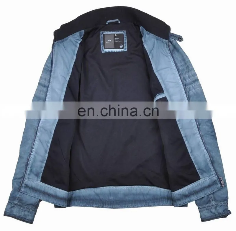 2015 last fashion mens spring fit handsome leather motrobike jacket