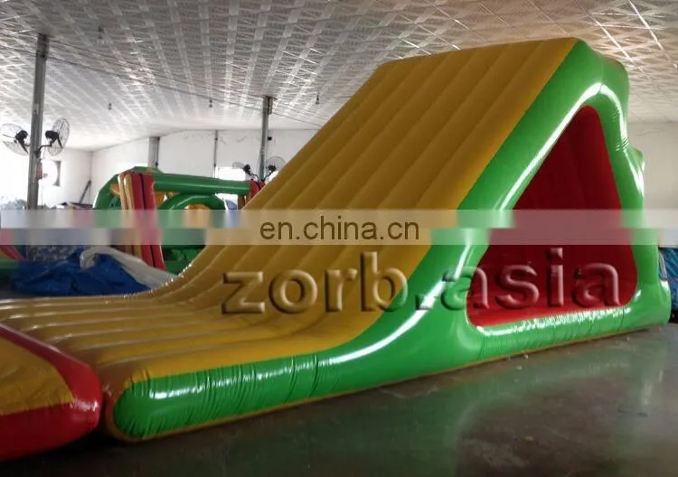 High quality inflatable water park games inflatable water polo goal