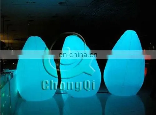 Remote control inflatable shaped light