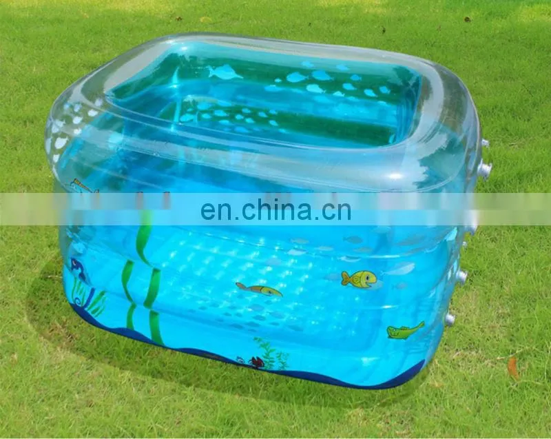 inflatable four-layer swimming bathtub
