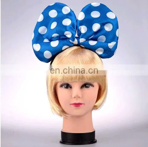Hot salePromotional Flashing Bowtie Headwear Lovely Headwear with cute flashing bowknot for new year party