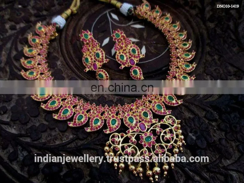 CZ jewelry necklace manufacturer,cubic zirconia necklace jewellery exporter