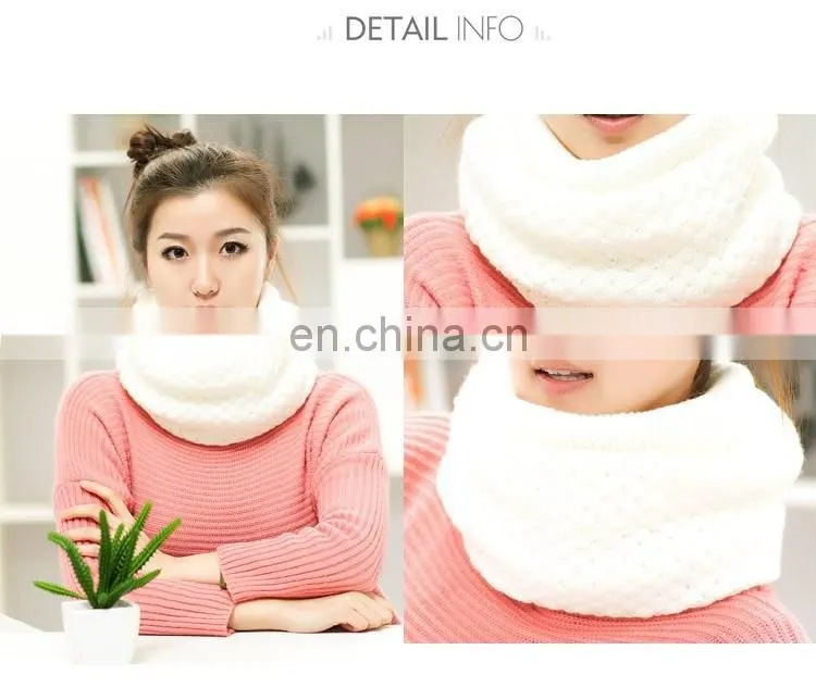 wholesale Loose Knit acrylic Infinity Loop Circle Scarves