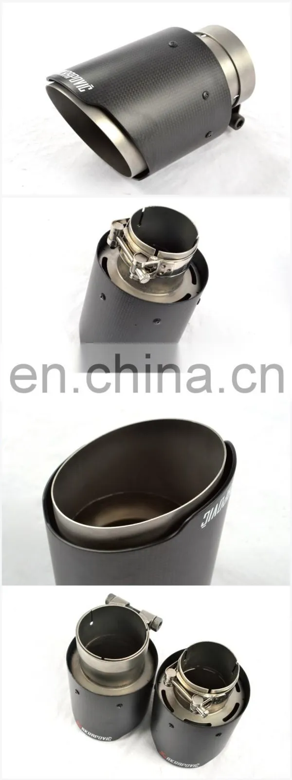 Carbon Fiber Akrapovic exhaust tip car part universal tip