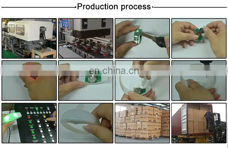 Hot Selling New Design Custom Logo Bracelet Light Factory From China