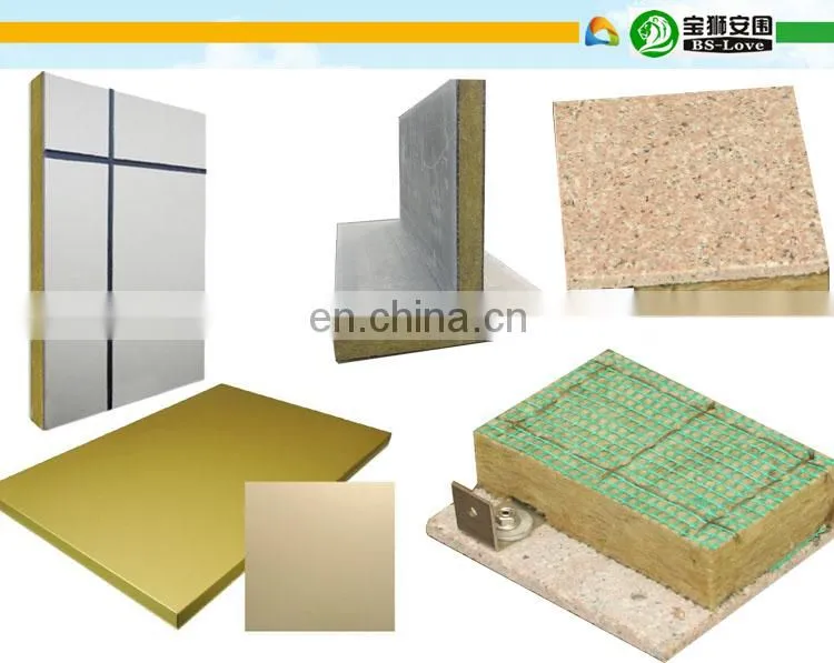 Fireproof Rockwool Insulation 50mm Thickness Board rockwool insulation board