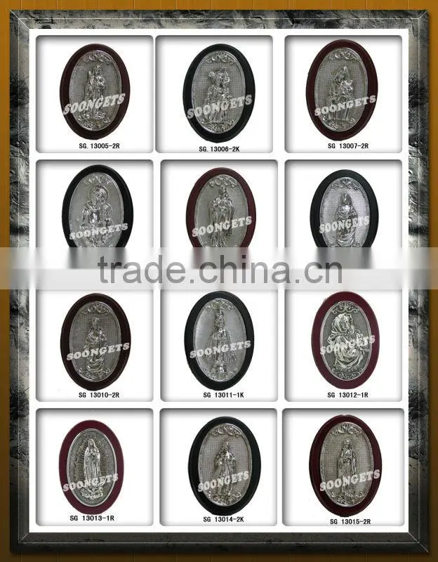 SG-13003-2K Religious Polyresin and Electroplating frame icons