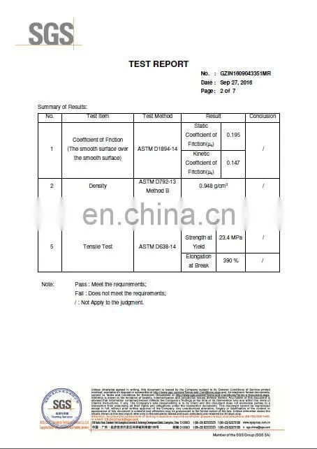 Flexible Plastic Strips for Crafts UHMW Wear Strips