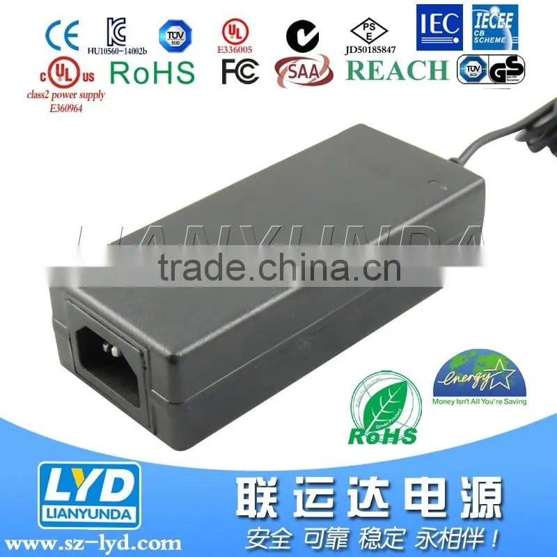 Table Top AC DC Adapter 72W 36V 2A for water purifier with CE / UL / RoHS Approval