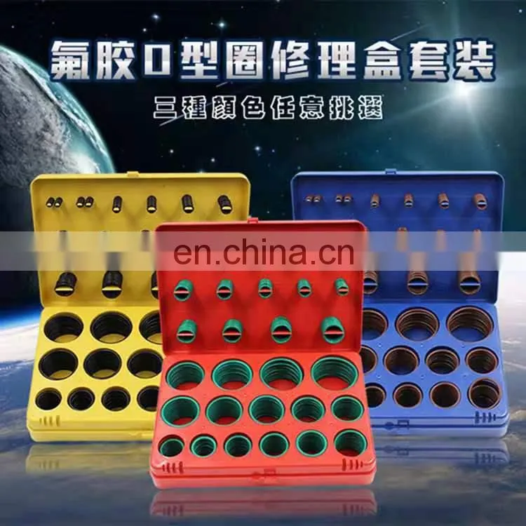 Accept Custom Rubber Silicone O Ring Set NBR FKM FFKM EPDM HNBR Kit Orings VMQ Buna Nitrile FPM Oring Box with High Quality