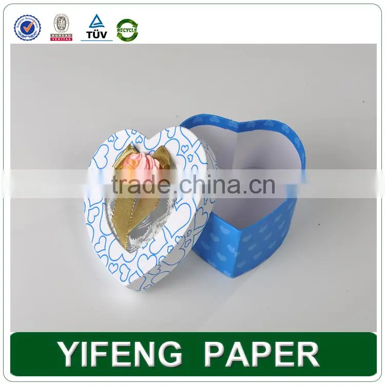 Alibaba Guangzhou Fashion Cardboard Paper Box with PVC Window Custom Size