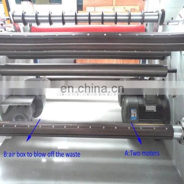1600mm wide material automatic slitting machine with laminating function