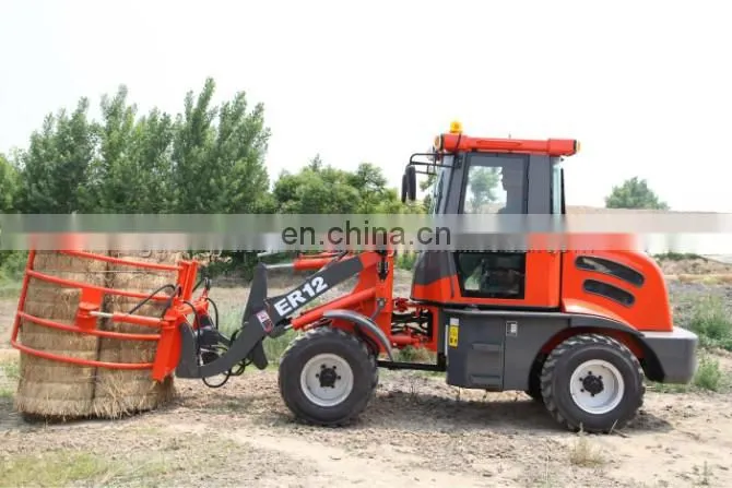 Factory Direct new China 2T ZL20 hay fork wheel Loader mini loader ce