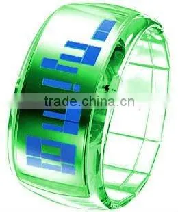 fashion plastic kids LED watch with colorful design