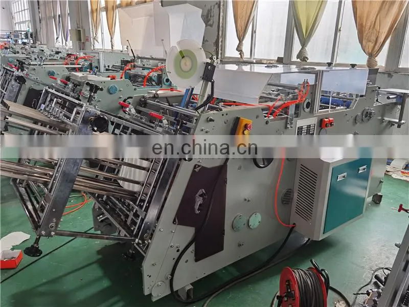 HBM1000 Automatic 3D 3-dimensional 4 corner french fried chips hamburger Burger Paper box making machine