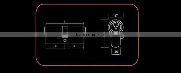 Euro Door Lock Cylinder