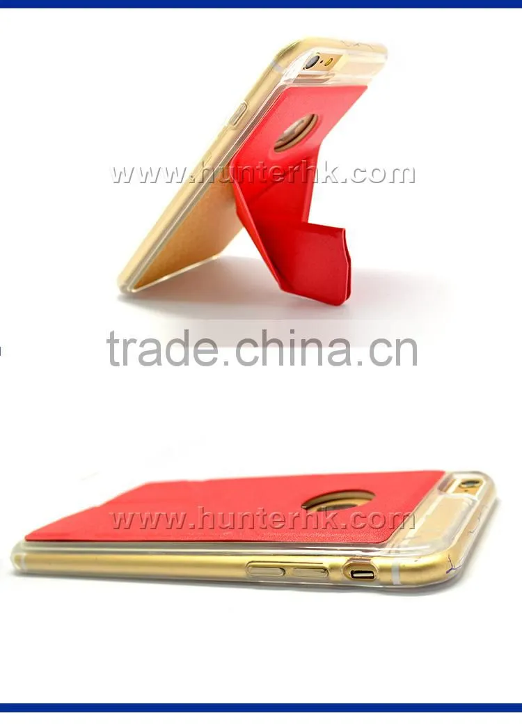 Soft Three Folds Leather Stand For iPhone Case