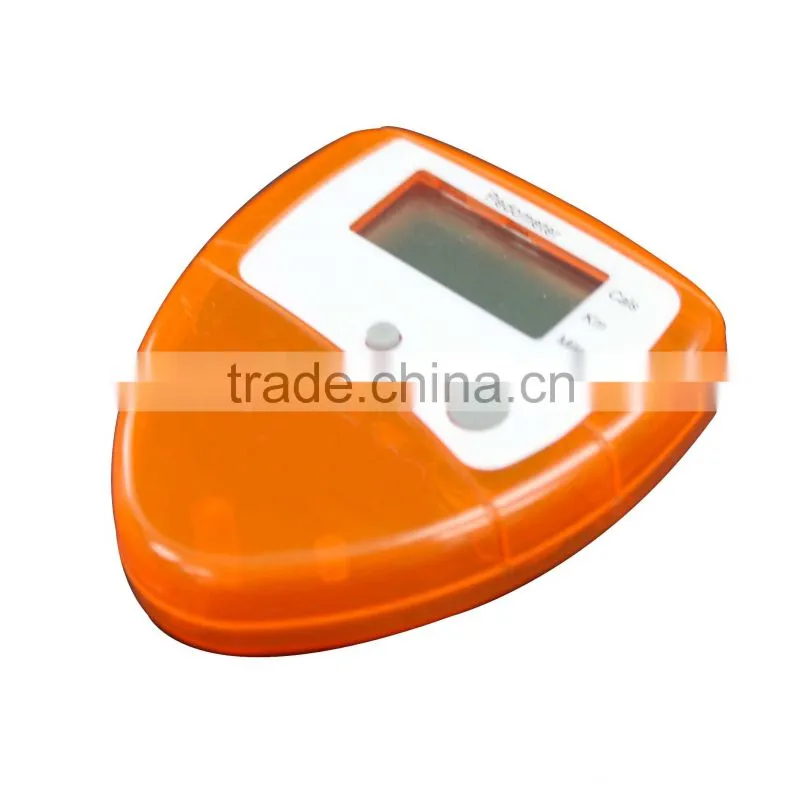 MB60D_TOR Orange Colorful Gift plastic ABS Case LCD display wrist band step counter