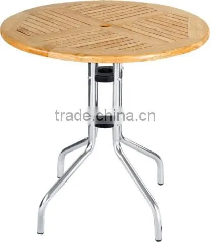 outdoor wooden table