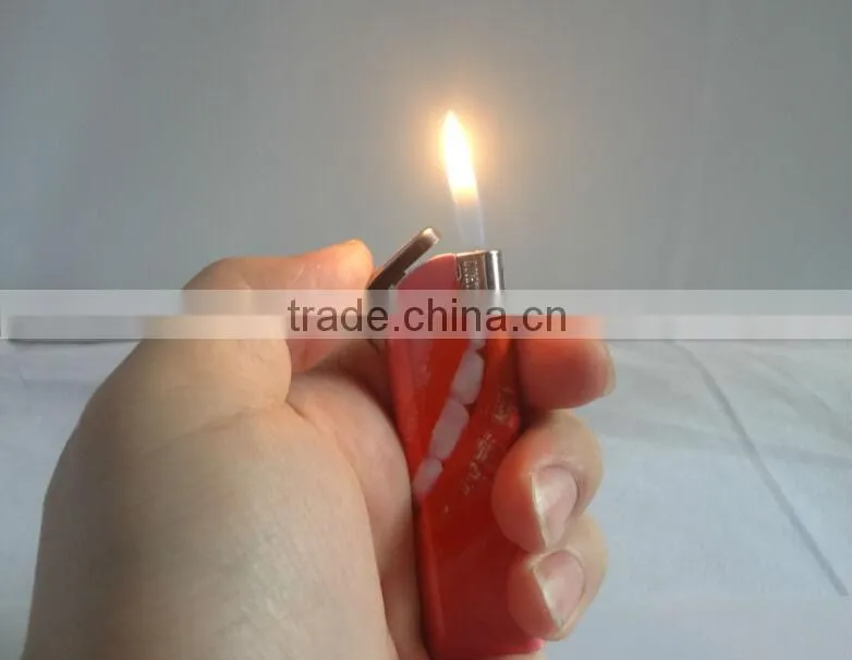 thin refillable cheap plastic cigarette lighter, electronic lighter with picture paper