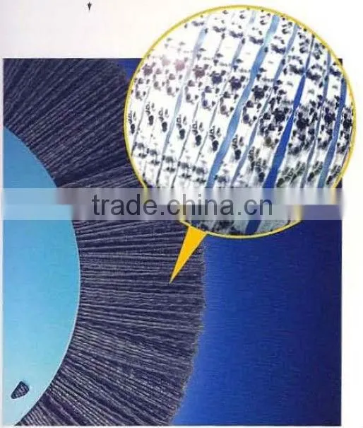 150mm abrisave nylon filaments brush