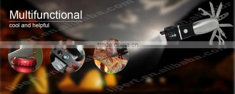 (130208) Made In China Durable LED Emergency Multifuntional Flashlights
