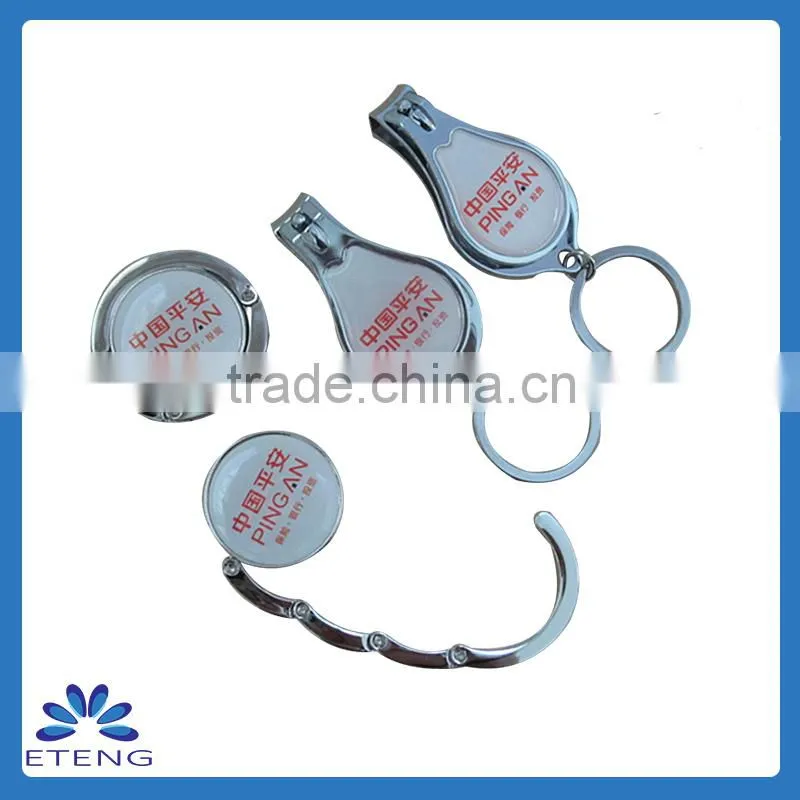 High-quality Promotion custom-printing table top bag hanger