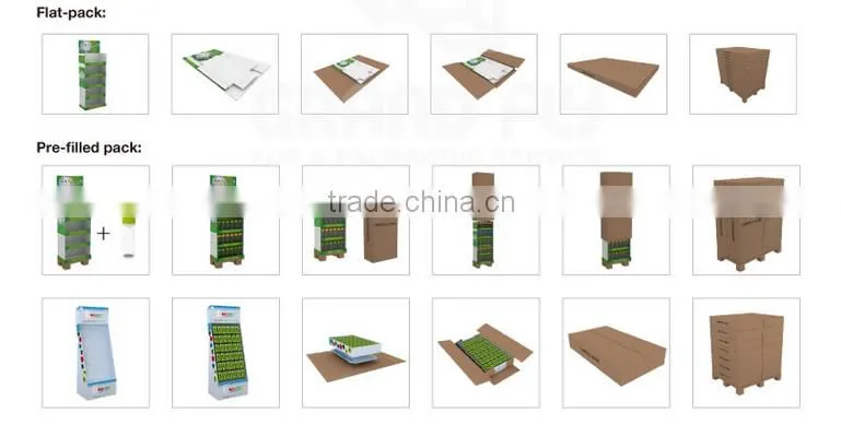 Stable enough good quality cardboard display stand for ceramic artwork