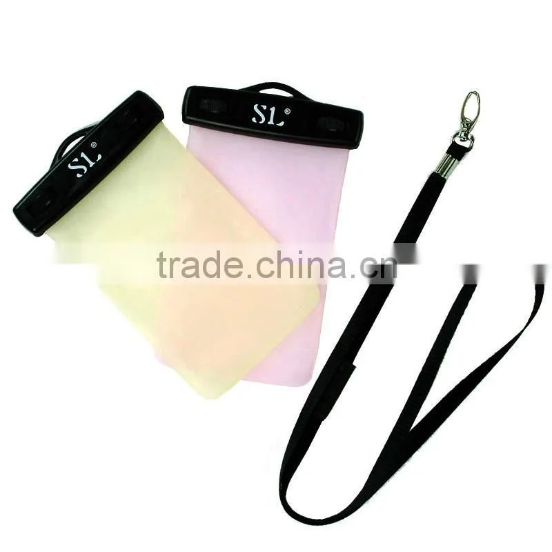 Cell phone waterproof pouch for swimming and travelling