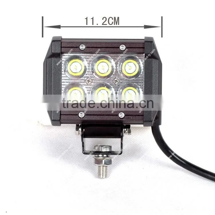 4" 18W Cree Led Light Bar 4X4 Led Driving Light Bar Led Offroad Light Bar