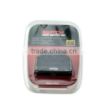 3 port HDMI Switch with Extender IR and Romoter