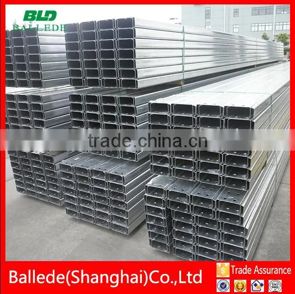 galvanized steel c section purlin for bracket