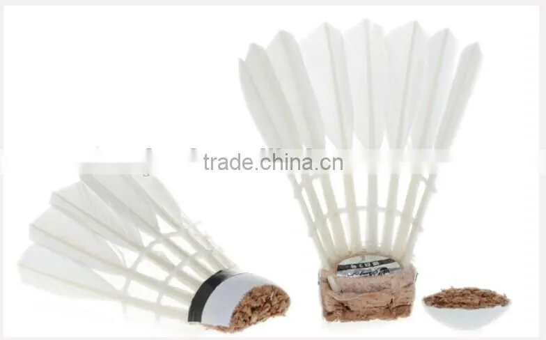 Durable Cheap Aeroplane Cigu Duck Feather Shuttlecock Badminton