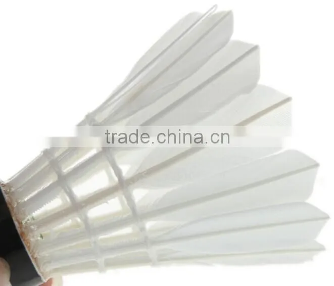 12Pcs Durable Duck Feahter Shuttlecock Badminton For Training