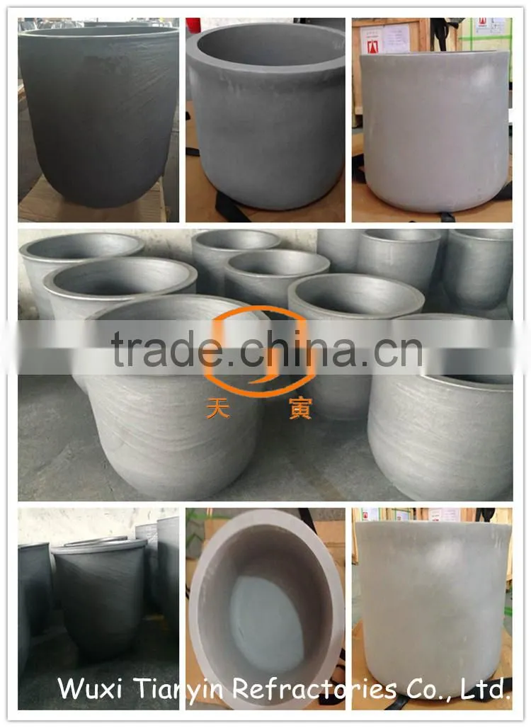 Graphite Crucible for melting ingot of aluminum/copper/zinc