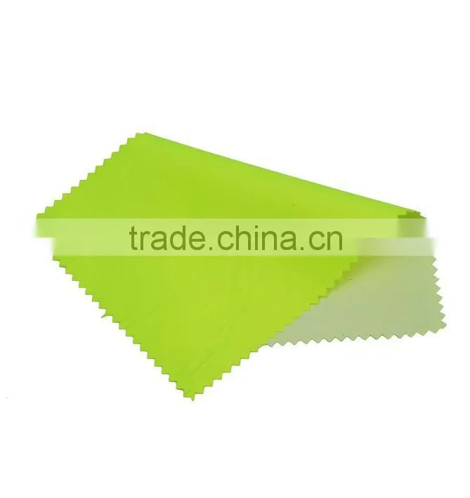 100D polyester fluorescent pvc fabric for vest or raincoat