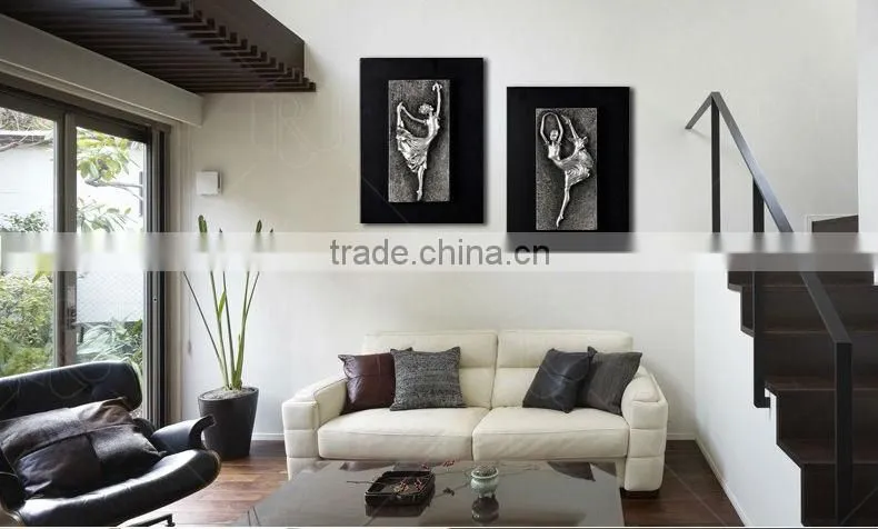 Relief Painting,nude photo woman to animals