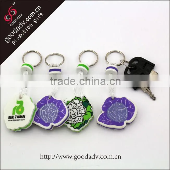 Promotional eco-friendly giveaways gift design your own keyring
