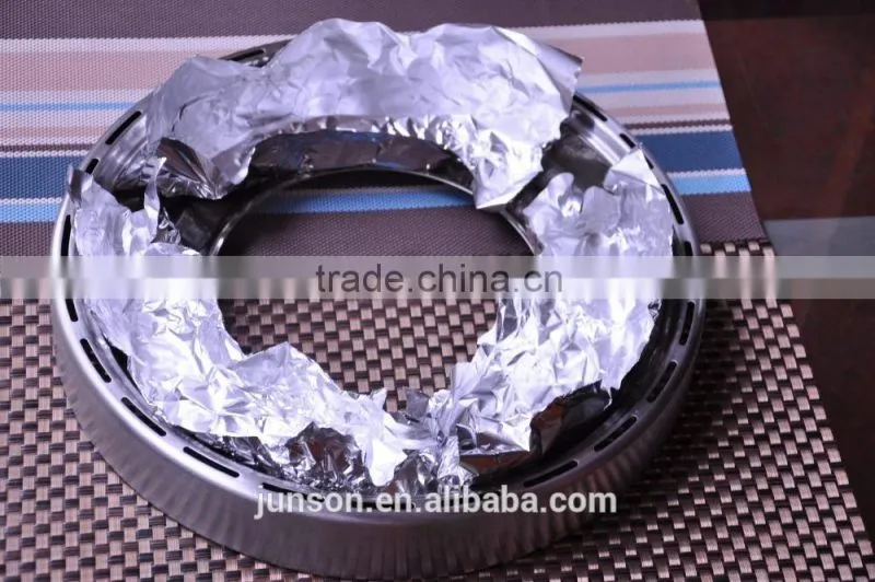 Smokeless and portable BBQ charcoal grill
