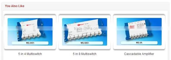 Cascadable Multiswitch of 5 in 32 out