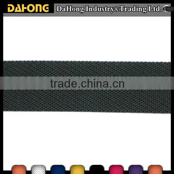 black PP nylon flat webbing sling for package
