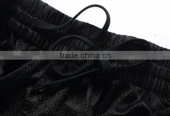 fashion design custom black men waterproof pants