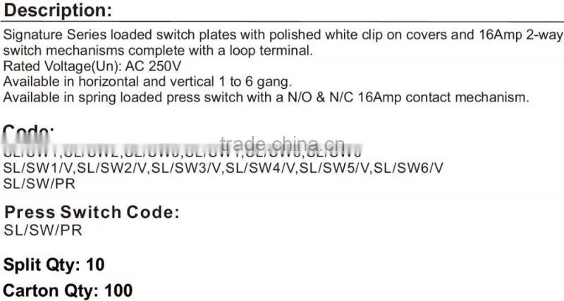 Power Points Switches Australian Standard