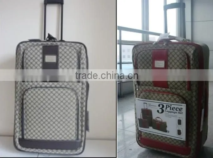 stock stocklot overstock closeout 3pcs expandable trolley baggage set