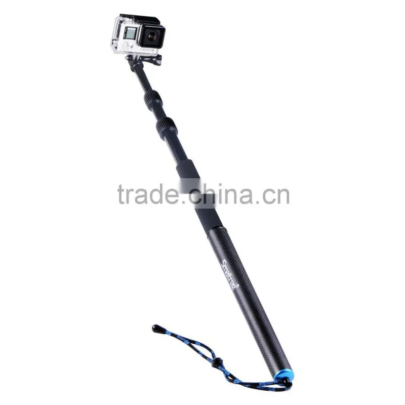 Smatree extendable hand held monopod with colorful monopods , flexible monopod for Go pro 4