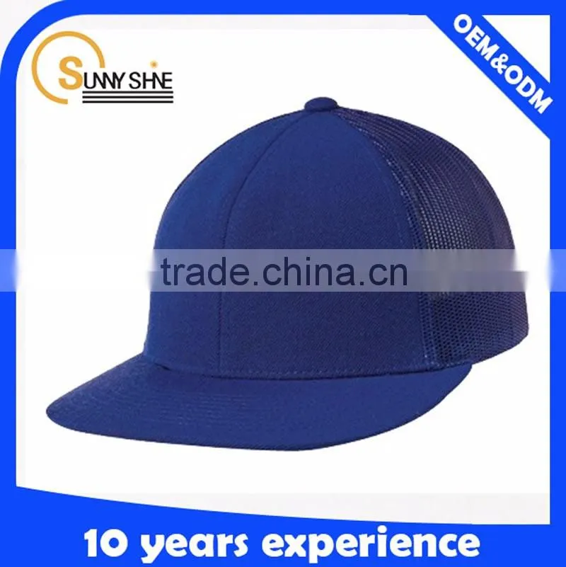 wholesale flat brim mesh blank trucker hats